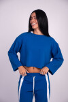 Buzo oversize corto Azul