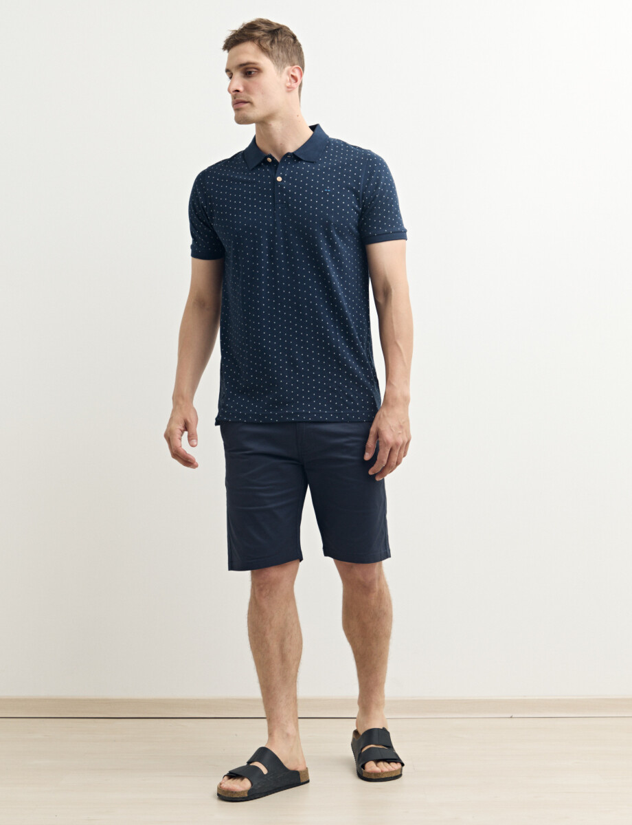 520680 REMERA HARRINGTON LABEL Azul Oscuro