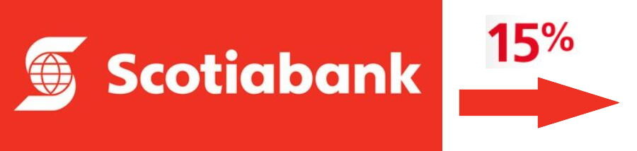 Scotiabank 15%