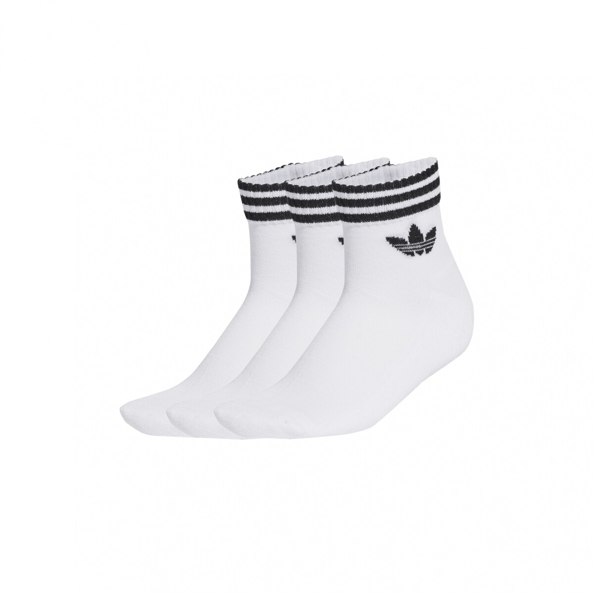 MEDIAS adidas 3 TIRAS - WHITE 