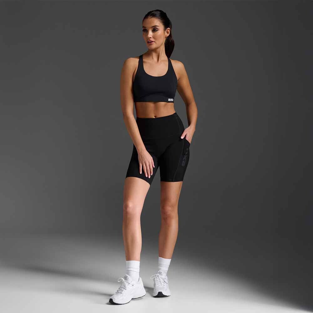 Bikers Form Stash Hi-Rise Bike Shorts Mujer Black/black
