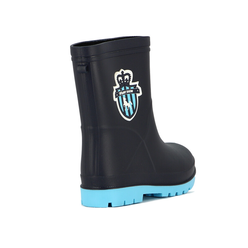 Macri Bota Lluvia C/Escudo - Niño/a Marino-Azul