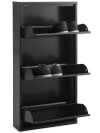 Zapatero HALLENSLEV 3 comp. negro Zapatero HALLENSLEV 3 comp. negro