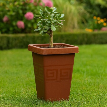 Maceta Piramidal 29.5Lts Terracota ref 0484 TERRACOTA