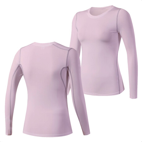 Set X3 Remeras Térmicas Mujer DryFit Manga Larga Dama Multicolor