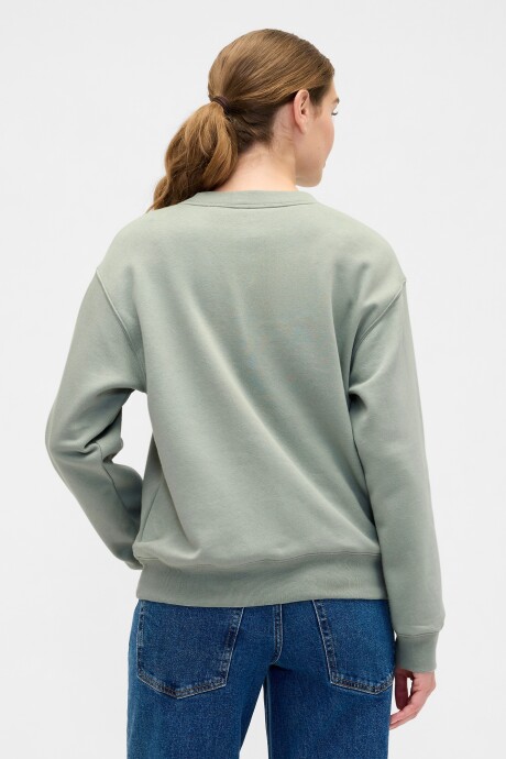 Buzo Deportivo Logo Gap Mujer Iceberg Green 16-5808