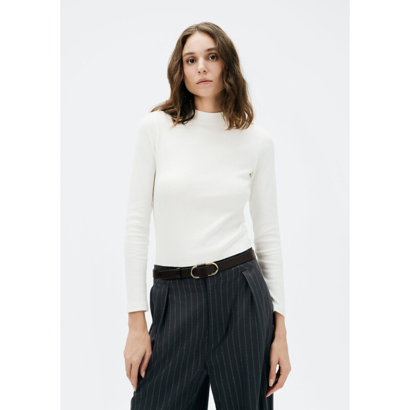 BLUSA ML FEM BEGE CLARO