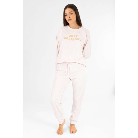 Pijama golden hearts Rosado