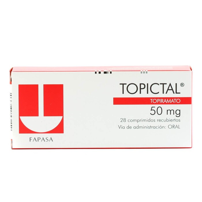 TOPICTAL 50 MG. CJ X 28 COMP. única
