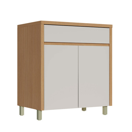 BAJO MESADA 80 CM MOBILIARIO COCINA MDF CONDESSA BEIGE GAMAS DE BEIGE