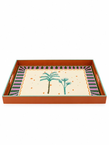 BANDEJA RECTANGULAR TULUM MULTICOLOR