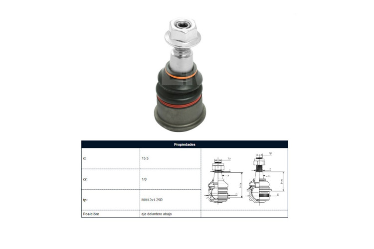 Rotula Honda Fit 14-25 Der/Izq Rotula Honda Fit 14-25 Der/Izq