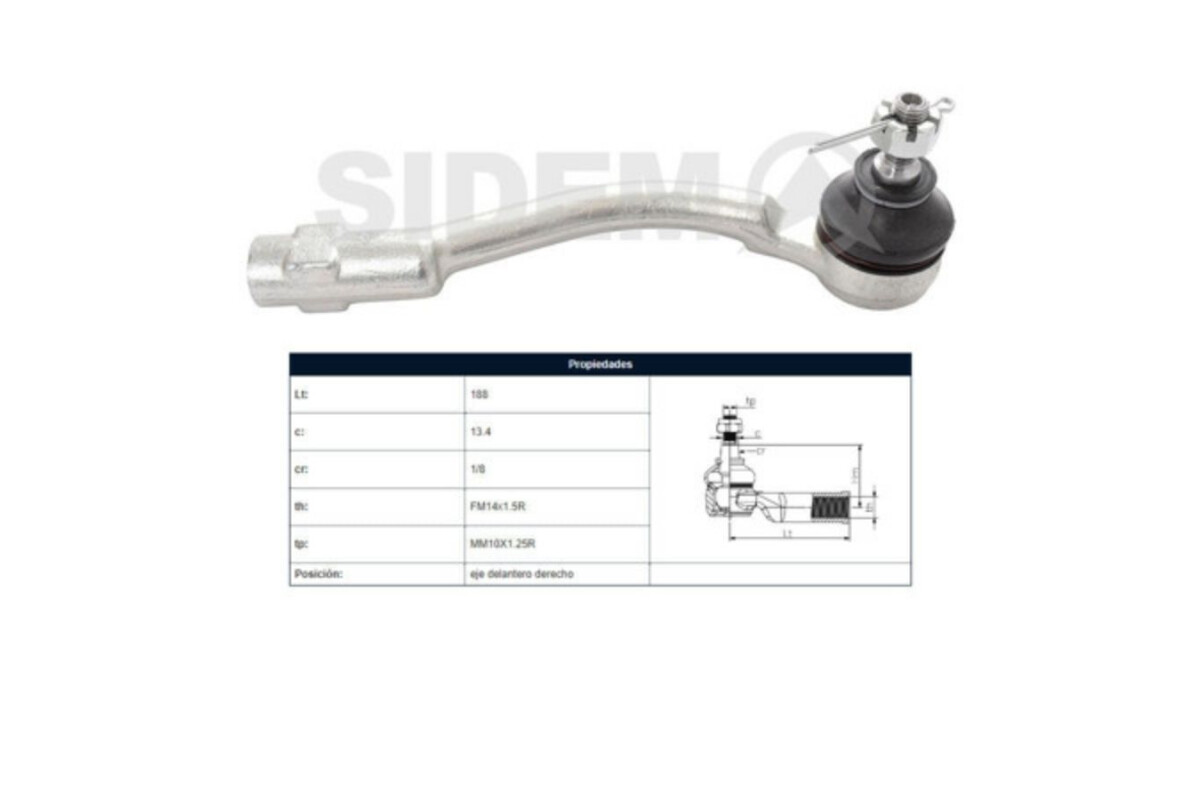 Puntero Hyundai Accent, Kia Rio 05-12 Der Puntero Hyundai Accent, Kia Rio 05-12 Der