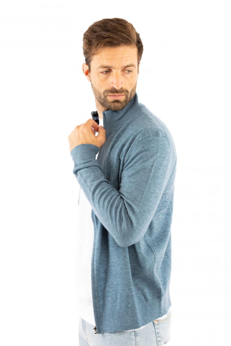 Campera Brecker Azul Piedra