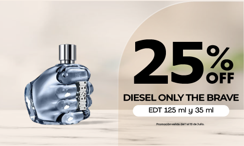 25% OFF Diesel Only The Brave EDT 125ml y 35ml