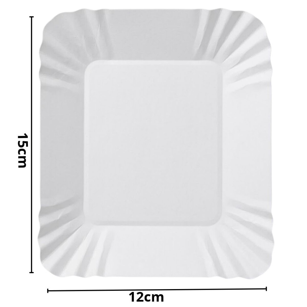 BANDEJA DE CARTÓN 50 UNI • 15x12cm 