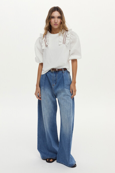 Blusa Tunez Blanco