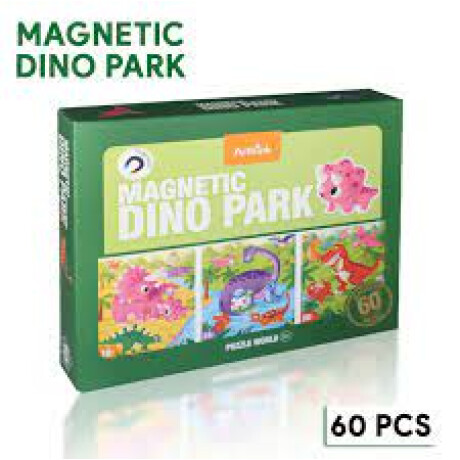 Rompecabezas magnético divertido Dino Park para niños - 60 piezas Rompecabezas magnético divertido Dino Park para niños - 60 piezas