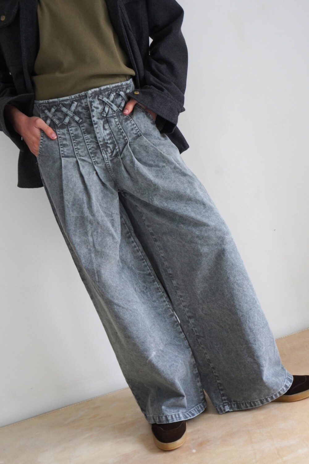 Cross Pants Vaquero Gris