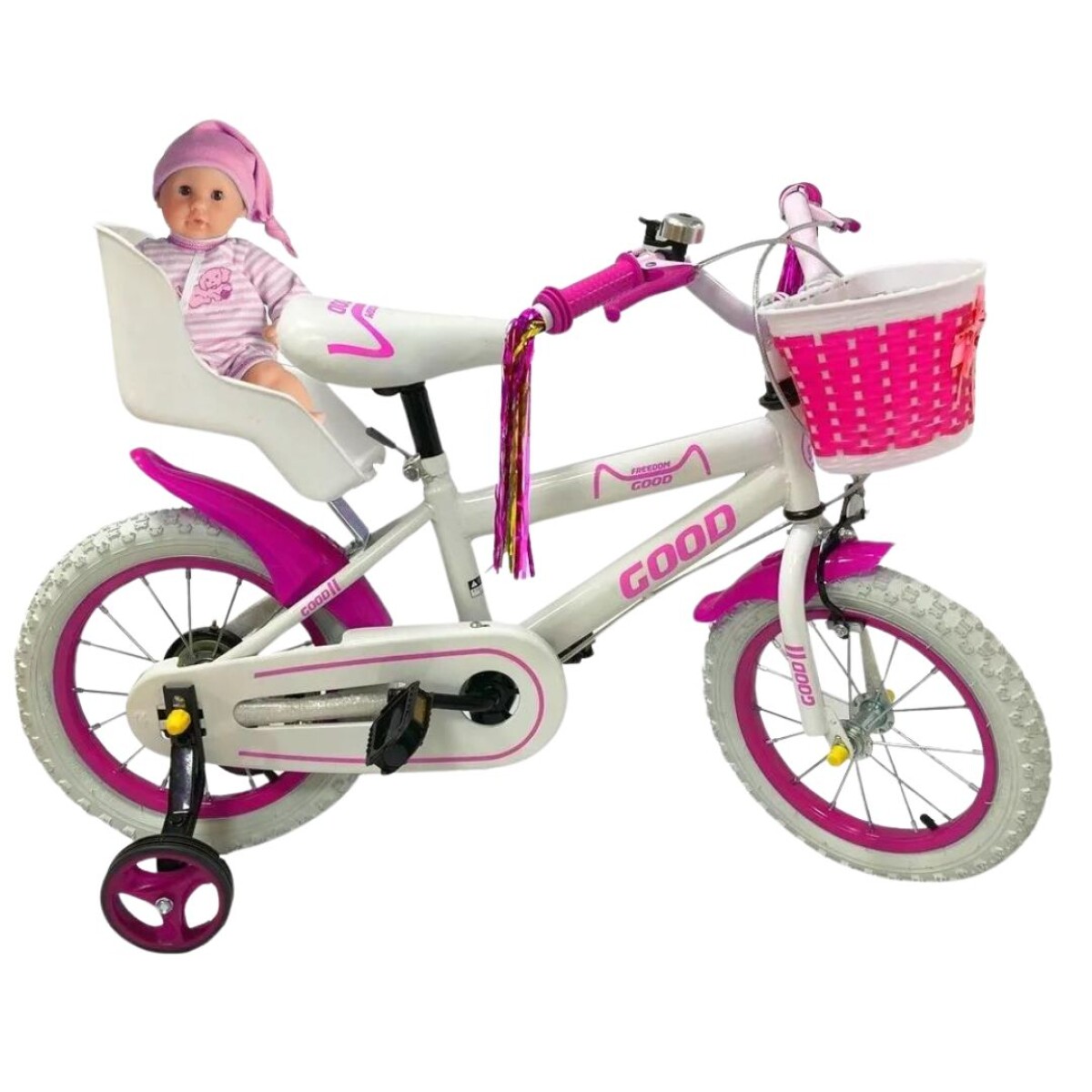 Bicicleta Niña Rodado 20 C/Silla P/Bebe - Mix 