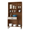Kit Cocina Golden 6p Nogueira-off White 8907 Kit Cocina Golden 6p Nogueira-off White 8907