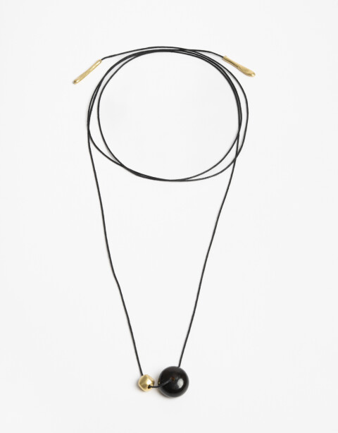 Collares Largos Resina Collar Largo Resina - Marron Carey