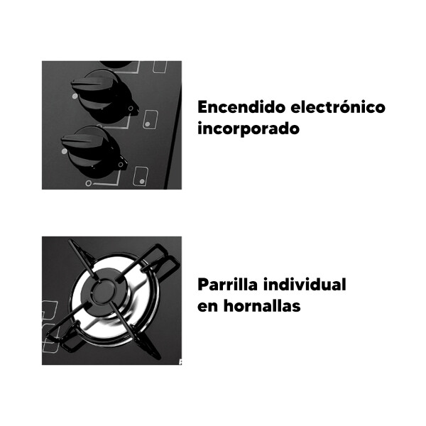 Anafe Supergas Punktal Pk-ag848 ANAFE EMPOTRAR VIDRIO PUNKTAL PK-AG848**
