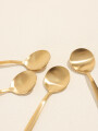 Cuchara De Té Fiordo, Set 4 Un. Dorado Color Unico