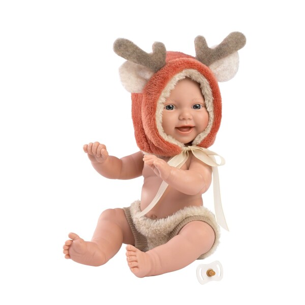 Muñeco Llorens Mini Baby Bebote Disfraz Ciervo Bebote 30 cm Modelo Mini Boy Ciervo