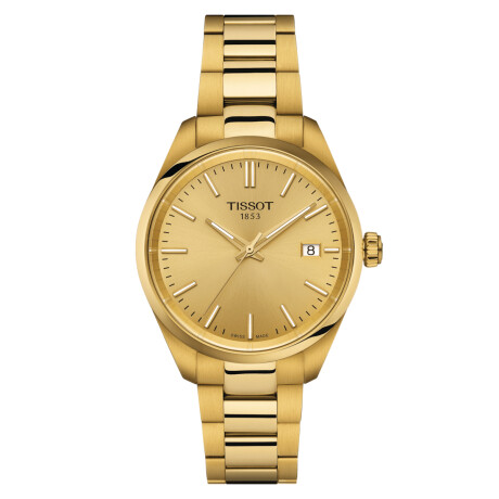 Reloj TissotT PR 100 mediano en PVD de oro amarillo Reloj TissotT PR 100 mediano en PVD de oro amarillo