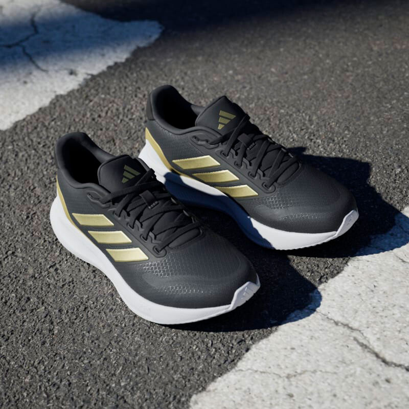 Championes de Mujer Adidas Running Runfalcon 5 Negro - Dorado - Blanco
