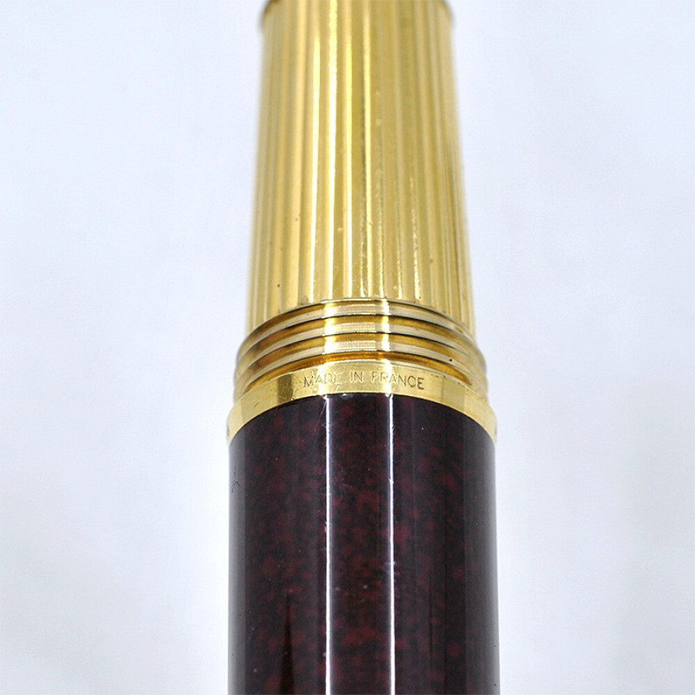Cartier Louis Cartier Dandy. Pluma A Fuente. Cuerpo Rojo Y Negro Cartier Louis Cartier Dandy. Pluma A Fuente. Cuerpo Rojo Y Negro