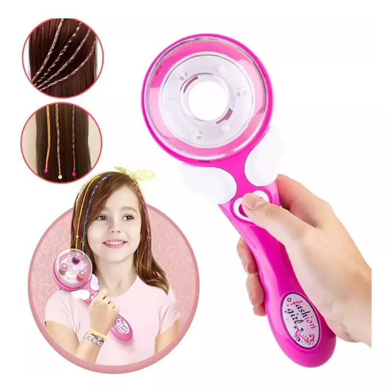 Maquina Trenzadora De Cabello Niñas Con Accesorios Maquina Trenzadora De Cabello Niñas Con Accesorios