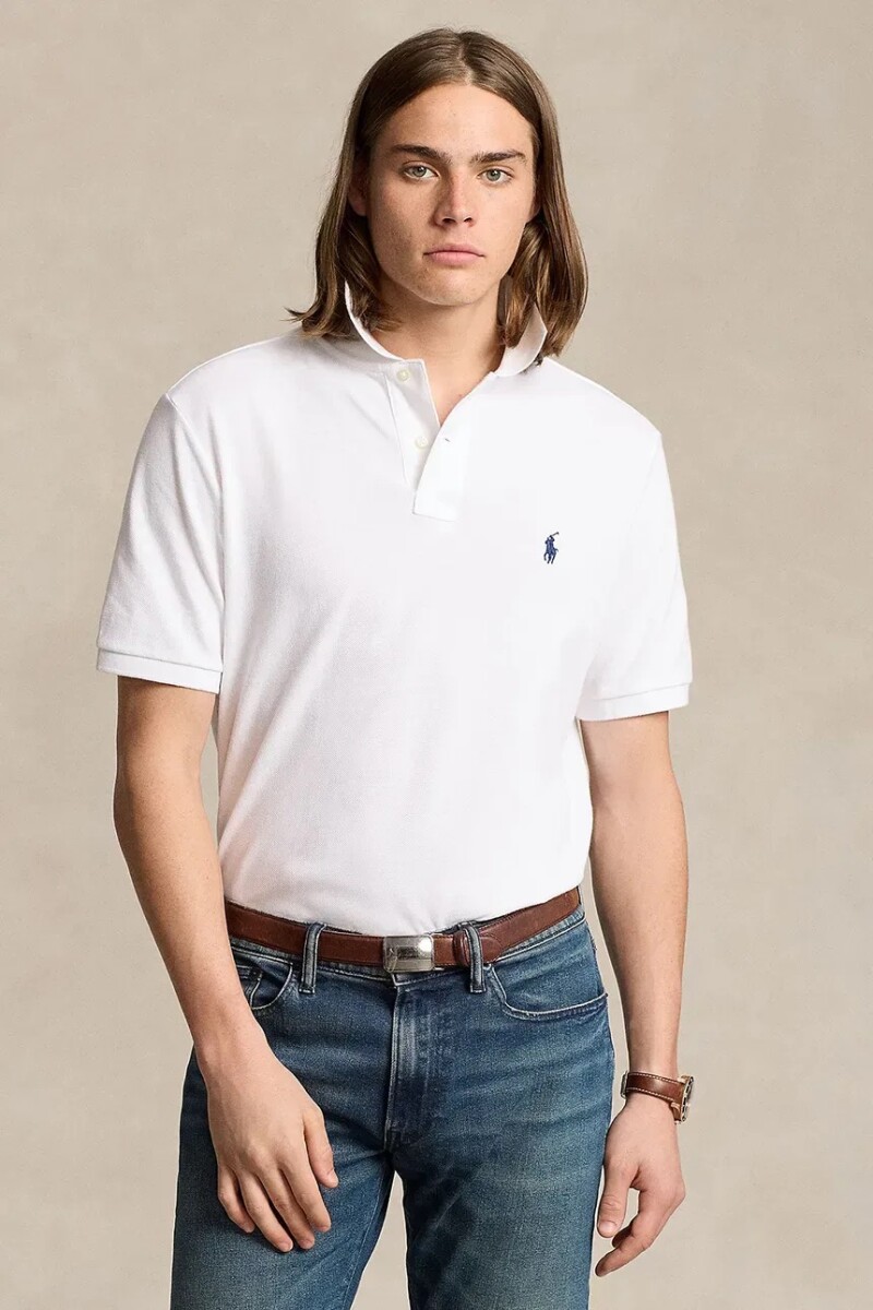 Remera Polo Ralph Lauren Classic - Blanca 