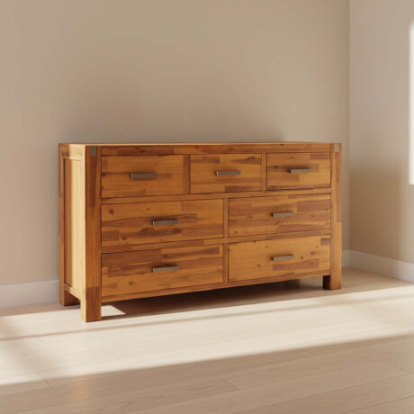 CÓMODA MADERA-ACACIA NATURAL-BEIGE AHF 1202