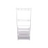 Rack Multifuncional Zapatero Y Perchero Organizador Estantes Color Blanco PER005 Rack Multifuncional Zapatero Y Perchero Organizador Estantes Color Blanco PER005