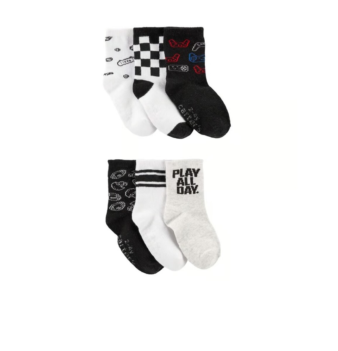 Set Medias Carters x6 Toddler Play All Day 