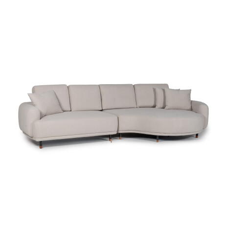 Rinconera Equilibrio - Tela Microfibra - Chaise derecho TC2029 (Tostado)
