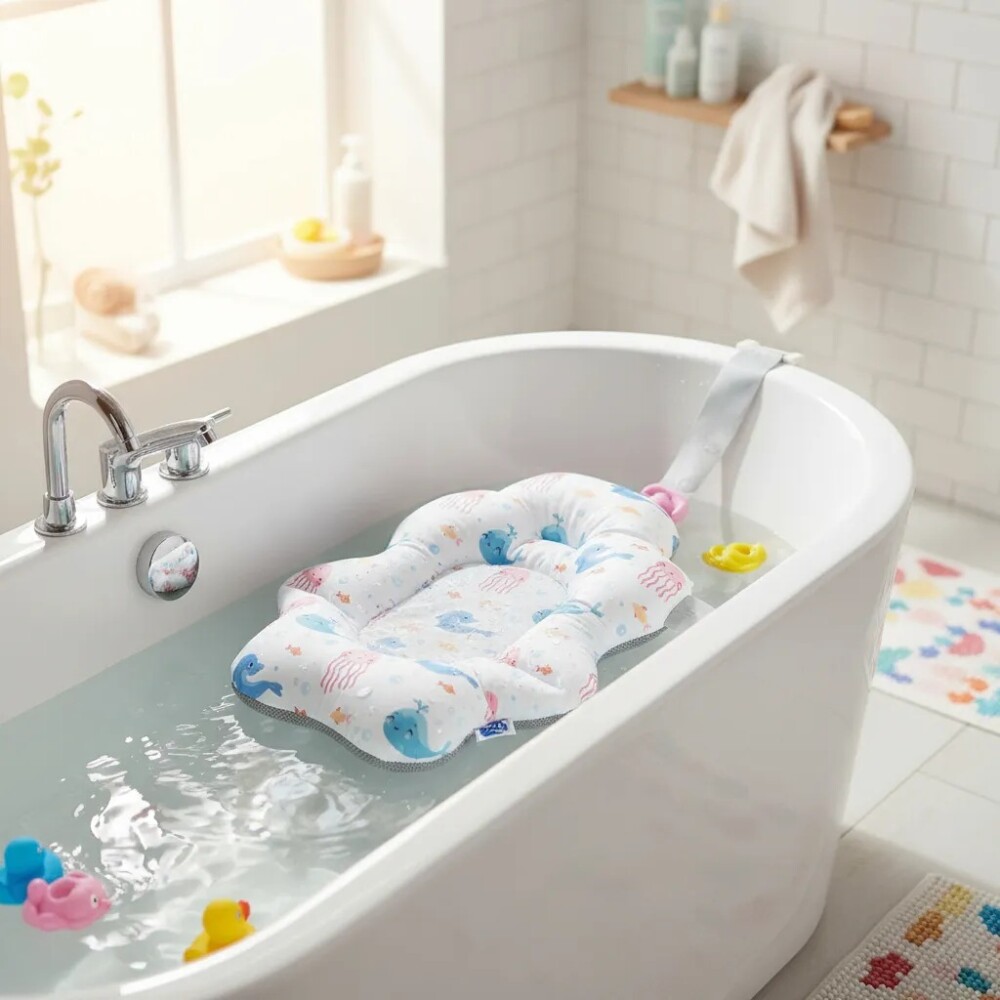 Reposera baño universal estampada KIKKABOO medusas
