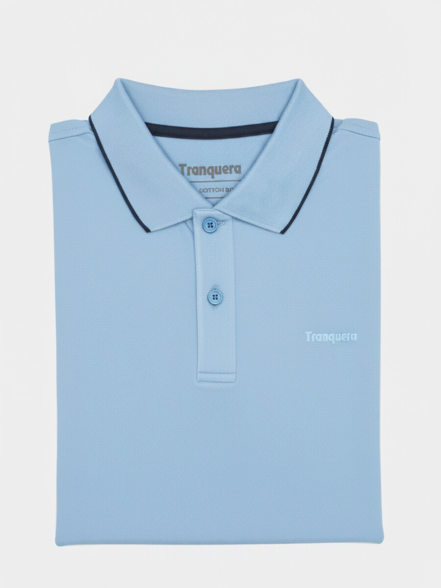 Remera Polo Tranquera - Celeste 