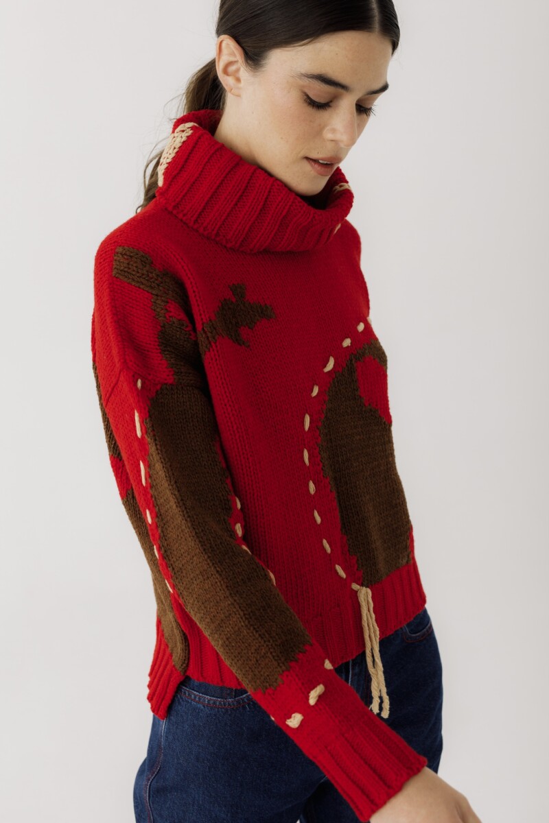 BUZO CALCO INSECT Rojo