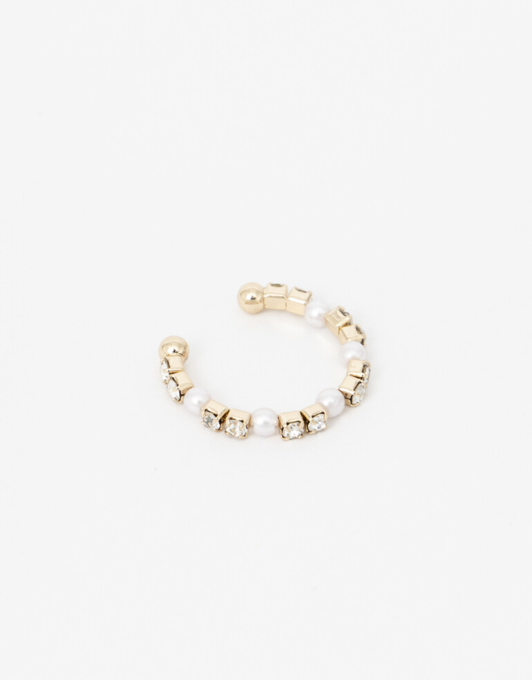 Anillos Chicos Perla Anillo Strass & Perla - Dorado