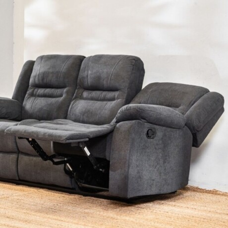 Sillón Reclinable Renno 3 Cuerpos Gris U