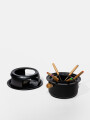 Set P/ Fondue 6 Pinchos Color Unico