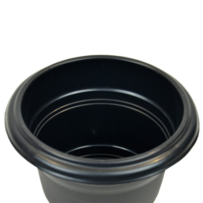 Set x3 Maceta redonda 8 lts NEGRO