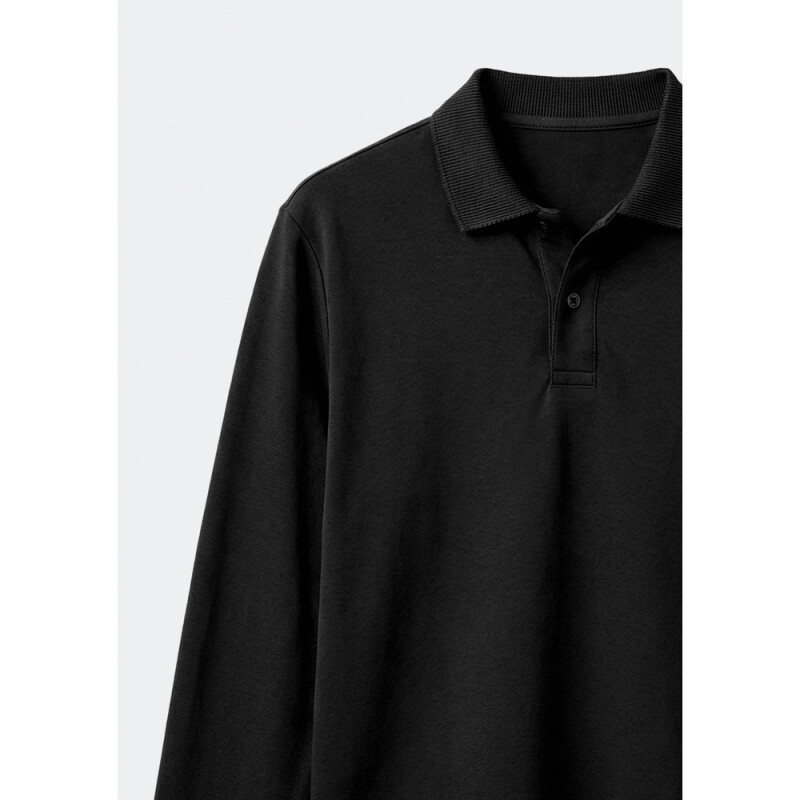 CAMISA POLO ML MASC PRETO ESCURO