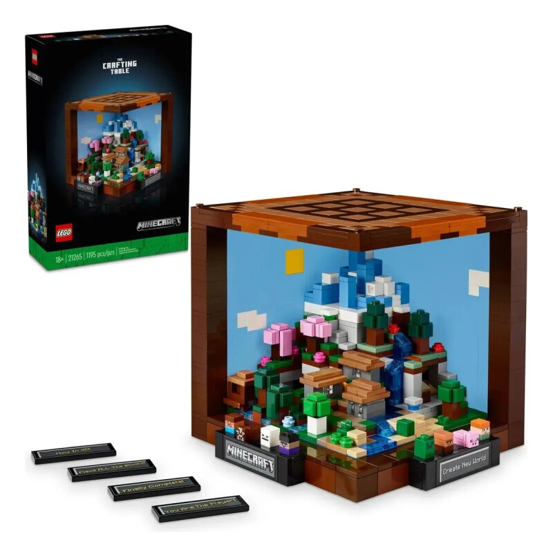 Lego Minecraft 21265 Mesa De Trabajo Lego Minecraft 21265 Mesa De Trabajo