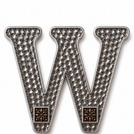 Letras Plata y Oro W