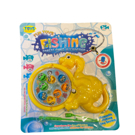 Juego de Pesca en Blister Fishing Amarillo