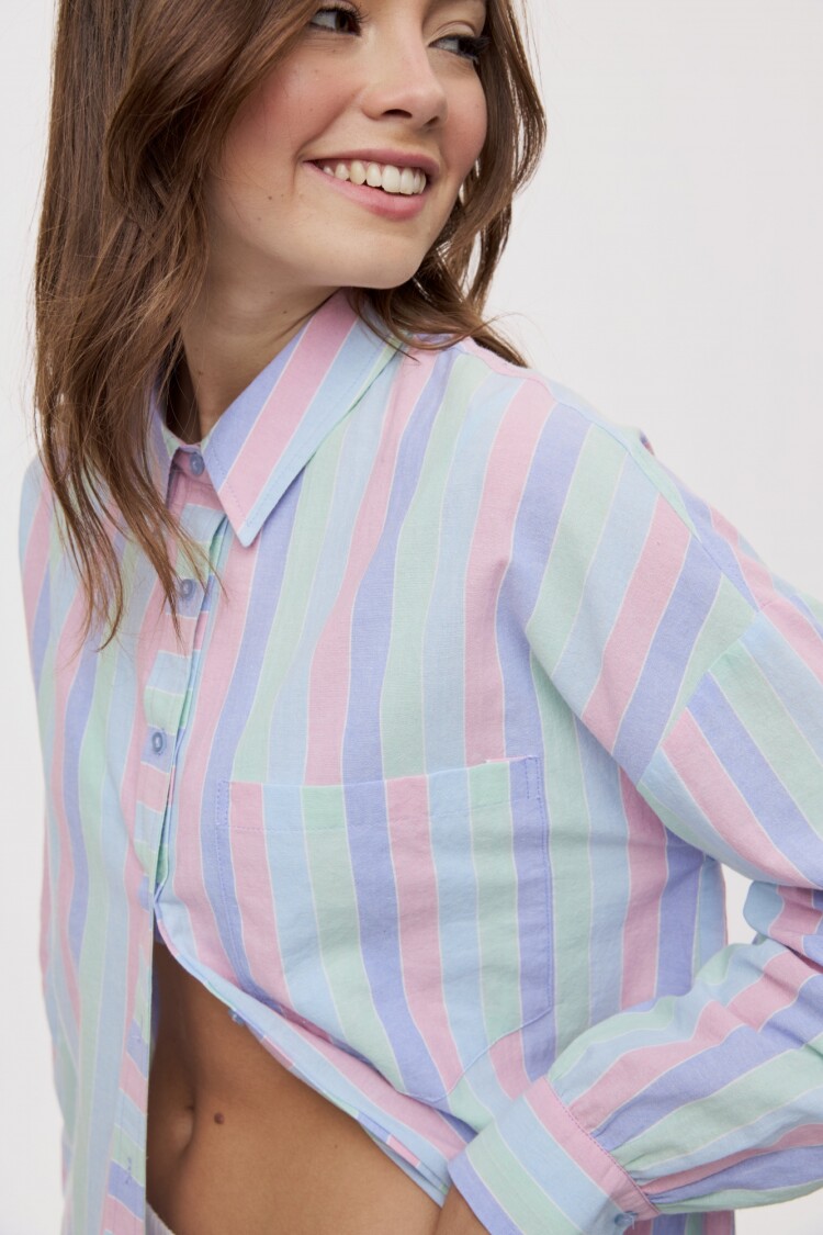 CAMISA CAPRI Celeste